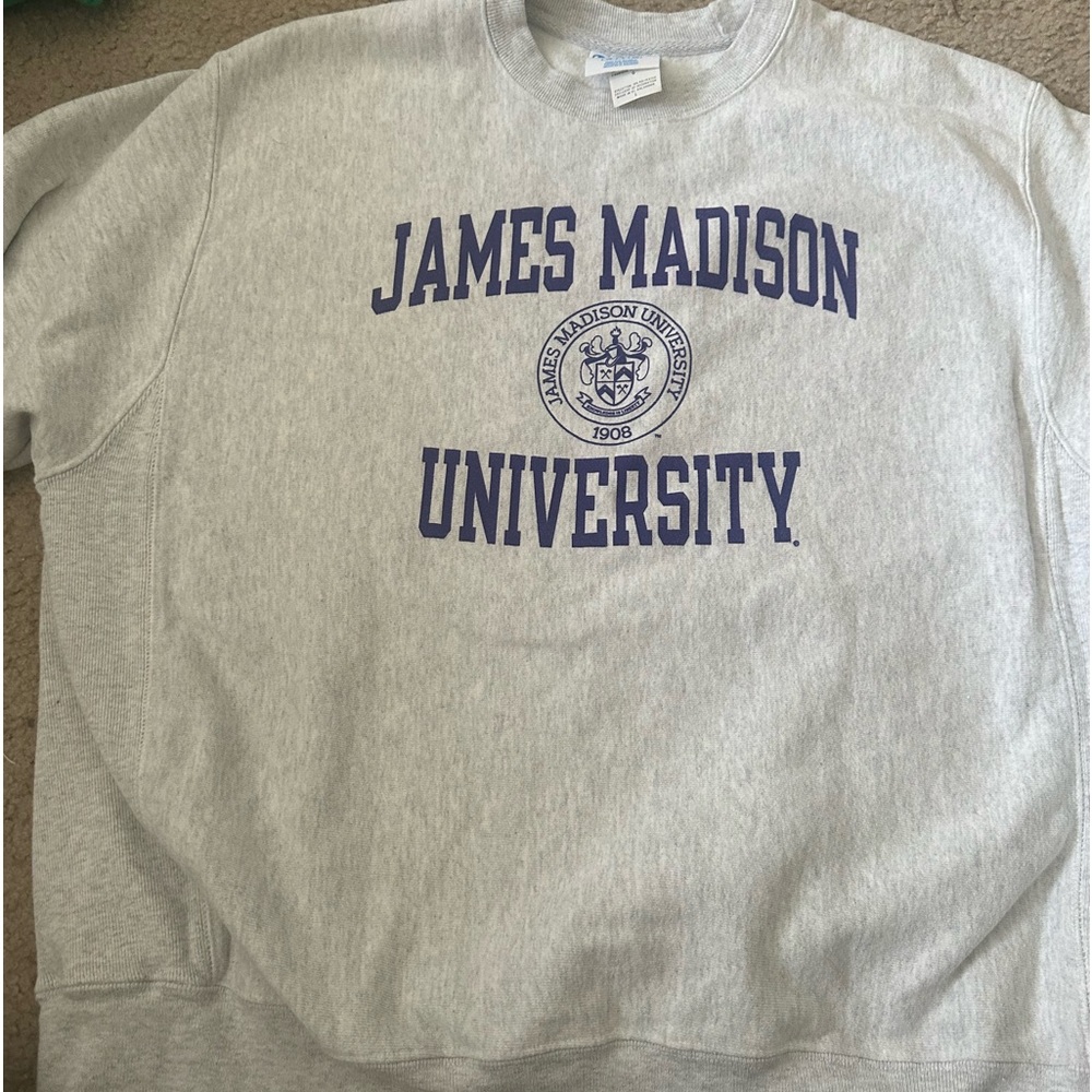 James Madison Champion crew neck